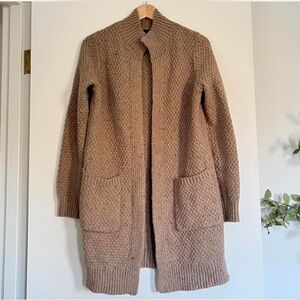 Cynthia Rowley Textured Brown Cardigan